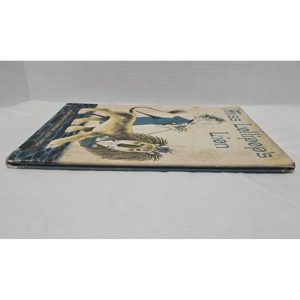 Miss Lollipop's Lion Judy Varga 1963 Vintage Childrens Hardcover‎ Weekly Reader